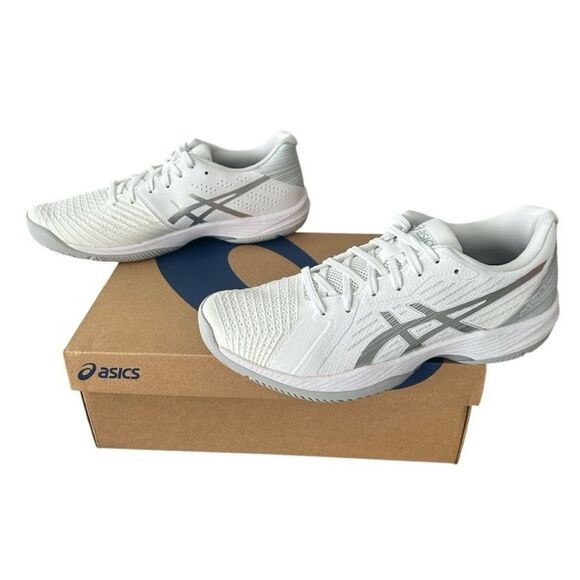 Asics Solution Swift FF Running White Pure Silver Color Women’s Running shoes 10 - Picture 3 of 11